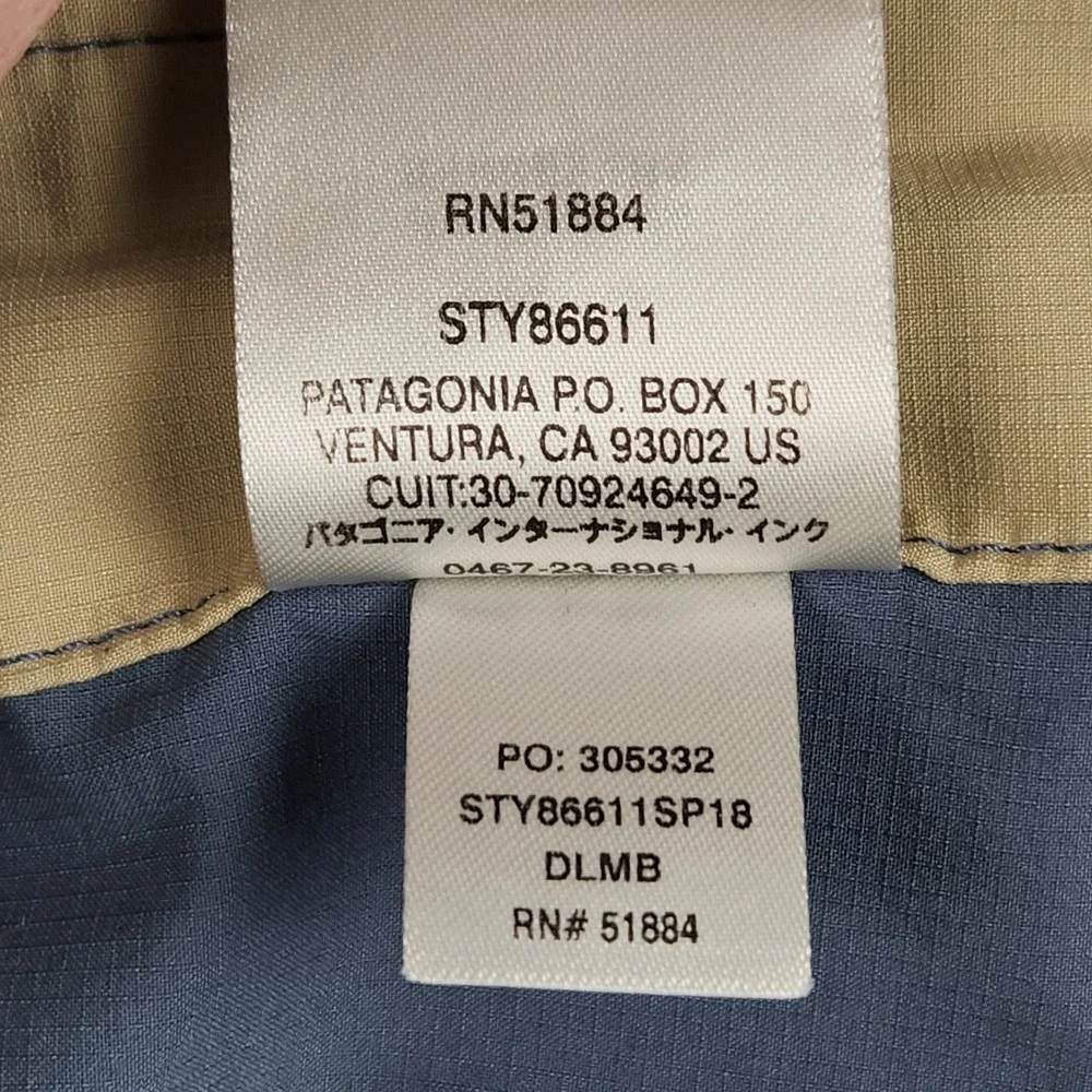 Patagonia Stretch Planing‎ Board Shorts Mens 34 Dolomite Blue 9in Inseam 86611